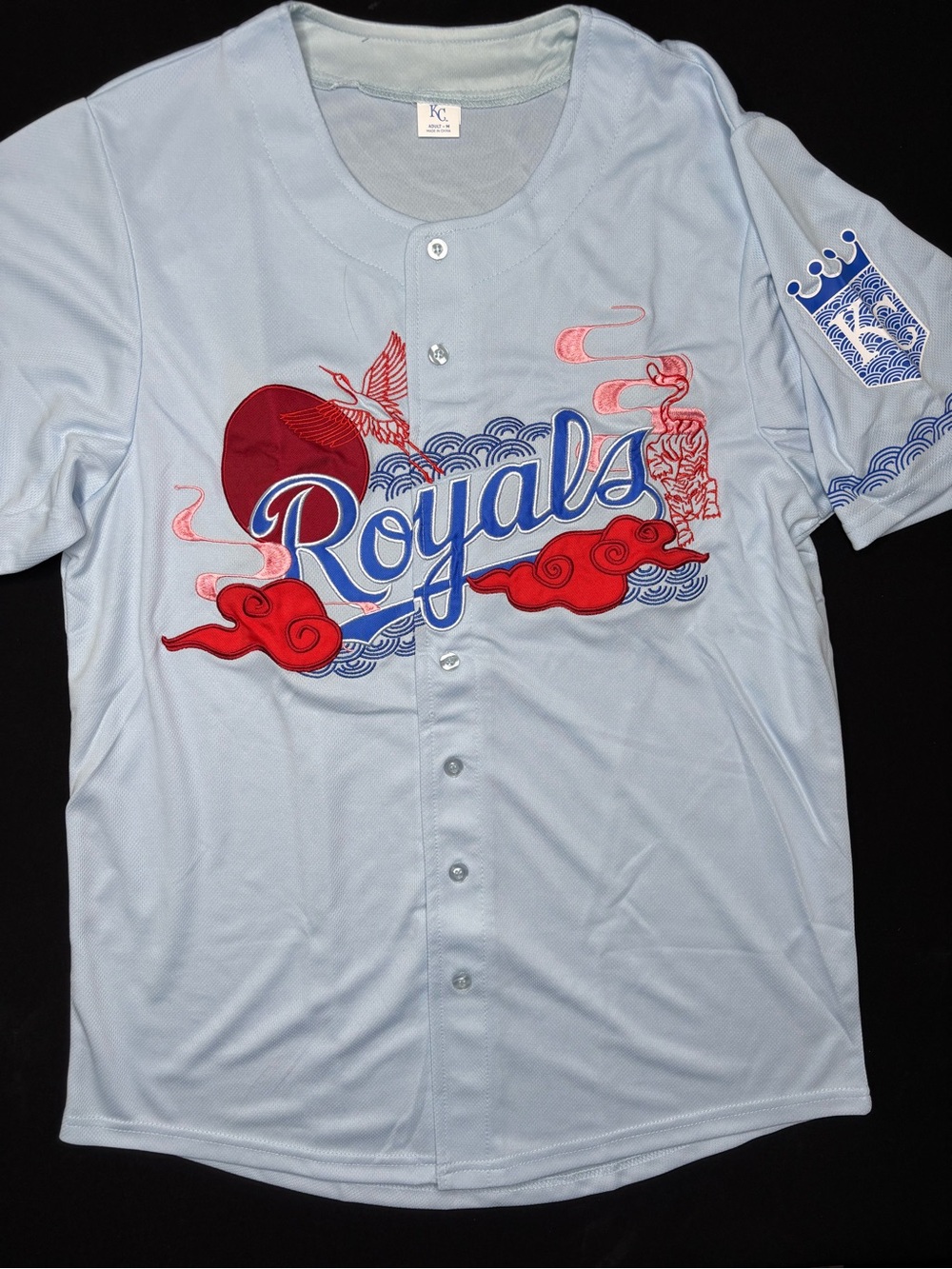 RARE Kansas City Royals Asian American Heritage Night Jersey Size Medium